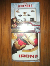 NEW Marvel Iron Man Wall Decals, 20, peel &amp; stick, reusable, self-adhesive - £3.96 GBP