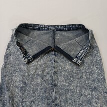 Iris Jeans Acid Wash Denim Pencil Skirt Women’s Size Large Stretch Rear Zipper image 15