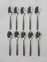 vintage OXFORD HALL ROSE COUPLET STAINLESS FLATWARE  10pc DESSERT TEA SP... - £36.98 GBP