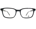 Penguin Eyeglasses Frames THE SAUL BK Black Rectangular Full Rim 55-19-140 - $55.91