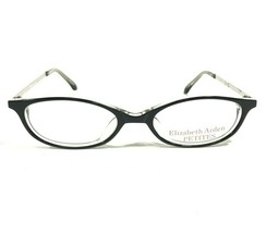 Elizabeth Arden Petite Eyeglasses Frames EA PT-38-3 Black Silver 45-17-135 - £33.66 GBP