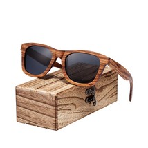 Vintage Natura Zebra Wood Sunglasses Women Men Square Sun glasses Polari... - £31.45 GBP