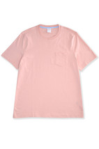 Brooks Brothers Mens Light Pink Crewneck Pocket Tee T-Shirt, XL XLarge 8300-10 - £38.75 GBP