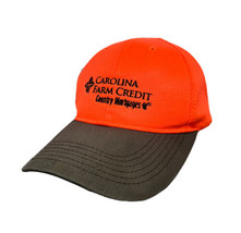 Carolina Farm Credit Country Mortgages Bright Orange Farmer Hunting Hat Cap - £14.03 GBP