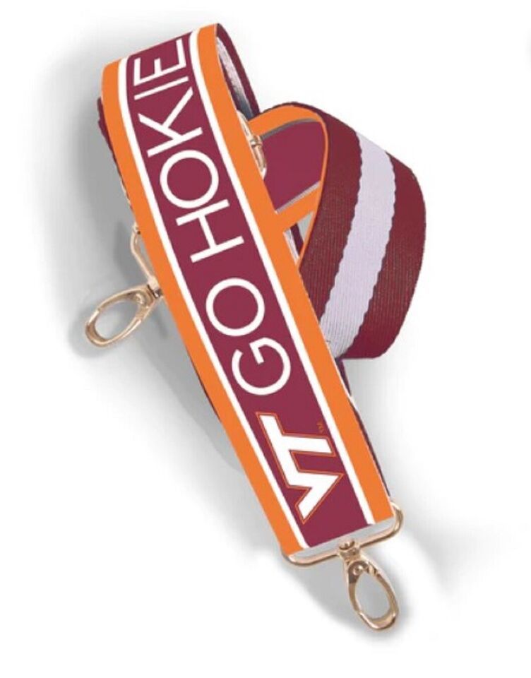 Desden Virginia Tech Hokies Patterned 1.5" Purse Strap