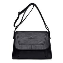 2022 Sac A Main Female Leather Messenger Bags Leather Handbags Women Bags Design - $50.91