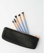 Luxie Beauty Wonderlust 5-Piece Eye Brush Set in Periwinkle with Black B... - $20.17 CAD