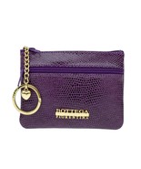 Bottega Fiorentina Italian Made Purple Lizard Print Leather Small Women ... - £93.54 GBP