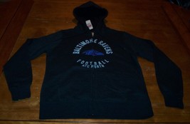 Women&#39;s Teen Baltimore Ravens Nfl Football Hooded Sweatshirt Medium New w/ Tag - £31.15 GBP