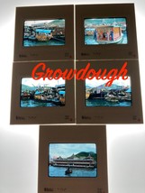 Original Slides Hong Kong Harbor Scenes Sampans Floating Restaurant  1975 Lot 4 - £14.80 GBP