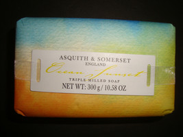 Asquith &amp; Somerset Made in Portugal 10.58oz Luxury Bath Bar Soap Ocean Sunset - £10.17 GBP