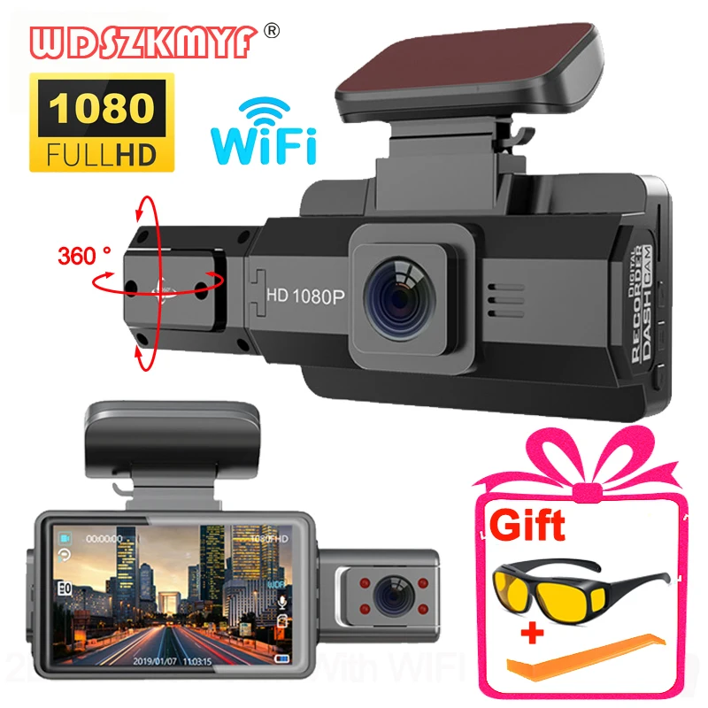 DashCam for Cars 1080P Inside Video Recorder WIFI Camera for Vehicle Night - £30.02 GBP+