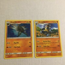 Pokemon 2019 Anorith &amp; Armaldo Cards - $51.20 MXN