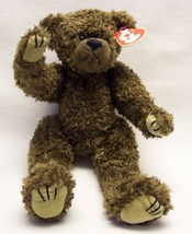 TY Attic Treasures TYRONE  BROWN JOINTED TEDDY BEAR 12&quot; Plush Stuffed An... - £15.53 GBP