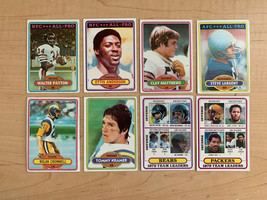 1980 Topps Football Cards (Set of 8) Various Condition w/Clay Matthews Rookie - £7.75 GBP