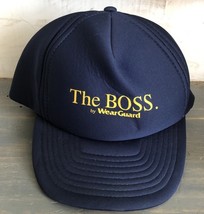 Vintage 1980’s “The Boss” By Wear-Guard Work Clothes Snapback Hat, Blue Cap - $174.87 MXN