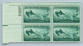 US SCOTT #936 3c U.S. Coast Guard Plate Block Used A3 - £1.19 GBP