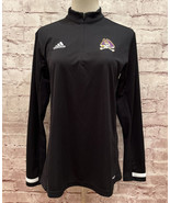 Adidas Aeroready Womens M 1/4 Zip Shirt NEW BLACK ECU EAST CAROLINA PIRATES - £36.59 GBP