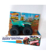 New Hot Wheels Monster Trucks Roarin Wreckers Mega Wrex Truck 2021 - $17.81