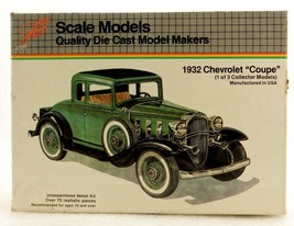 1932 Chevy &quot;Coupe&quot; 1:20 Die Cast Metal Kit, Scale Models #4001, Made in ... - $39.15