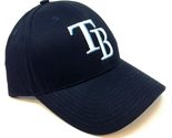 MVP Tampa Bay Rays Logo Baseball Navy Blue Curved Bill Adjustable Hat - £23.19 GBP