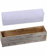 1 Pcs. Wood Planter Box Rectangular Whitewashed Wooden Rectangular Planter - €39,02 EUR