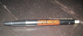 Vintage 90s SNES Nintendo Entertainment System Official Black Pen Souvenir  - £19.66 GBP