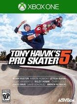 Tony Hawks Pro Skater 5 Xbox One New! Skateboard, Skate Stunt Trick, Skatepark - $32.66