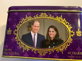 New English Teas Duke and Duchess of Cambridge Tea Tin Teabags, 40-Count, 80 g - £19.94 GBP