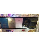 Versace 5 Pc 0.17 oz Dab On Mini Travel Fragrance Gift Set Men Women SEA... - $131.28 CAD