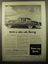 1950 Buick Car Ad - You&#39;ve a date with Spring - £14.44 GBP