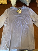 Nepallo mens S cool water blue long sleeve shirt - $34.65