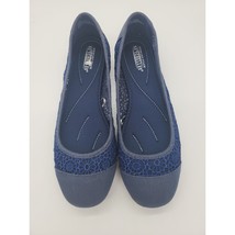 Seychelles Slip On Flats 7 1/2W Womens Prima Blue Memory Foam Casual Shoes - £18.62 GBP