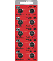 Toshiba LR44 AG13 Alkaline 1.5 Volt Batteries (10 Batteries) - £8.77 GBP