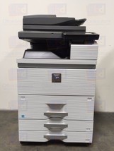 Sharp MX-M754N A3 Monochrome Laser Copier Printer Scanner Exit Tray MFP ... - $6,113.25