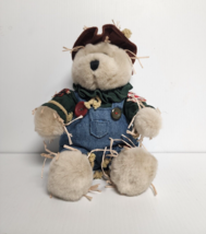 Starbucks Bearista Scarecrow Bear Plush Stuffed Kids Toy 16th Edition 2001 - £10.12 GBP