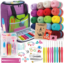 Ultimate Beginner Crochet Kit for Adults and Kids - $63.04