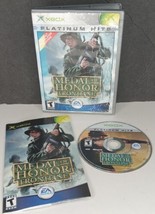 Medal of Honor: Frontline (Microsoft Xbox, 2002) Video Game In Case With Manual  - £6.32 GBP