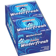 WRIGLEY&#39;S Winterfresh Chewing Gum Bulk Pack, 15 Stick (Pack of 10) - £20.83 GBP