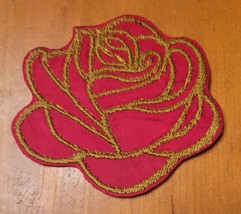 Red Rose - Iron on Patch  10733 - £3.99 GBP