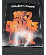 1982 Orange Bowl Program - Clemson Tigers Win National Title Vs Nebraska - RARE