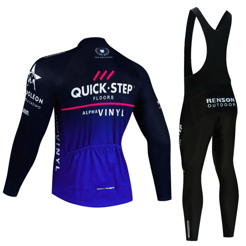 Sporting QUICK STEP Long Sleeve Cycling  Set 2022 Mtb Bicycle Clothing Bicycle M - £42.72 GBP