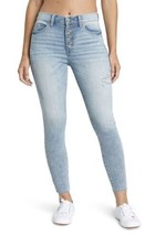 DAZE Womens Call You Back High Waist Crop Jeans, 26, Blue - £57.64 GBP