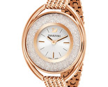 Swarovski 5200341 Crystalline Oval Rose Gold Tone Bracelet Watch - $219.99