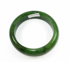 2.4&quot; Certified Nature Hetian Nephrite Jade Women&#39;s Green Bangle Bracelet... - $316.00