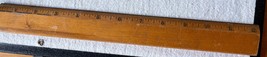 Vintage Falcon 12 inch wood ruler 1 1/2 inches wide by Falconer USA - £23.94 GBP