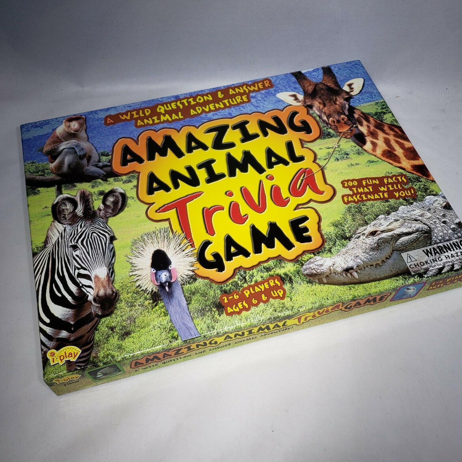 Amazing Animal Trivia Game Board Game Ages 6 And Up Family P20029 EUC Complete - $16.96