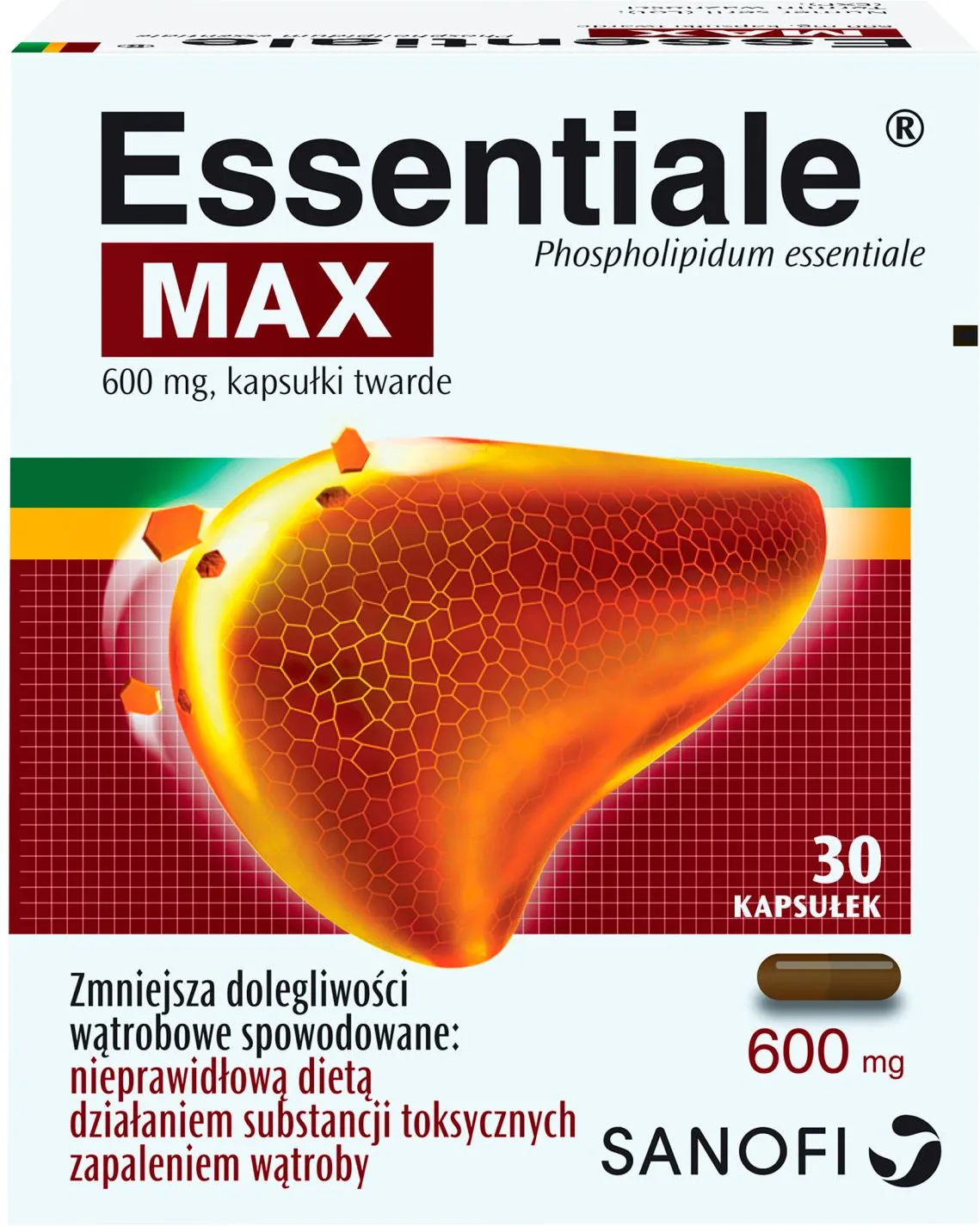 3 PACK  ESSENTIALE MAX capsules 600 mg * 30 SANOFI- liver diseases - $130.90