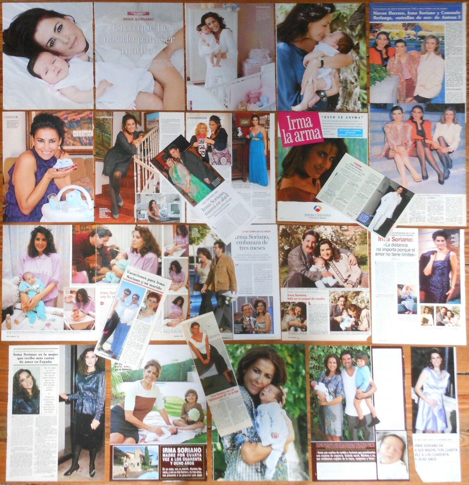Irma Soriano Collection Press 1980s/10s Scrapbook Magazine Photo Bill 