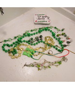 Saint Patrick Day Green Librarian Estate Jewelry MLM and Homemade Irish ... - $26.66